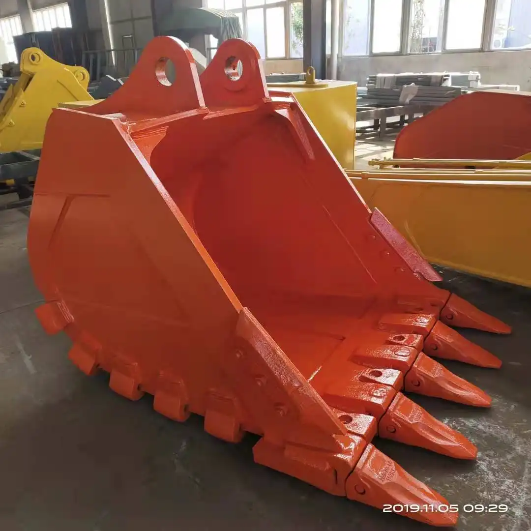 Why do mining excavators need specialized rock buckets?